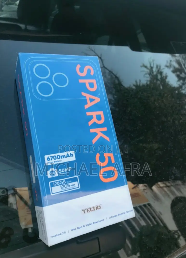 New Tecno Spark 50 128 GB Black