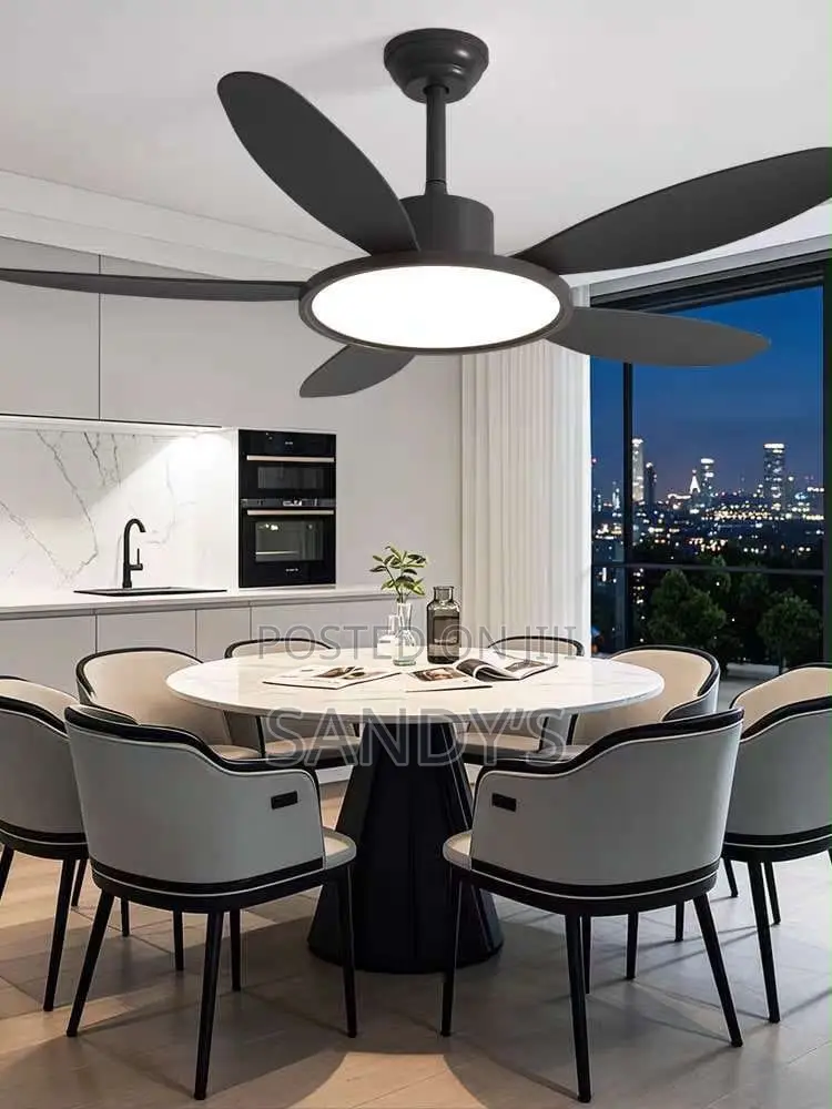 Big Size Five Blade Fan With Light and Remote Control