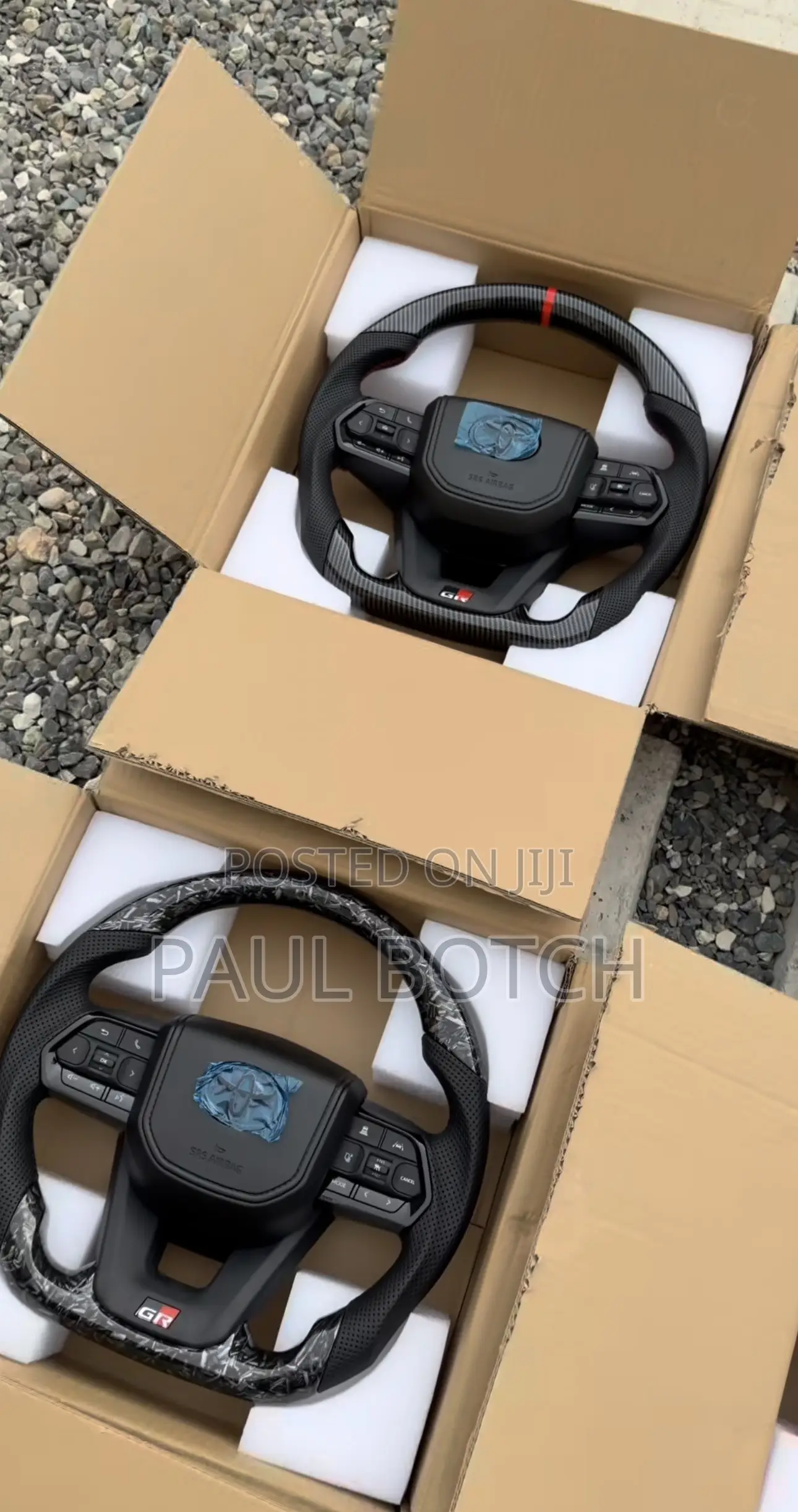 GR Sport Style Carbon Fiber Steering Wheels