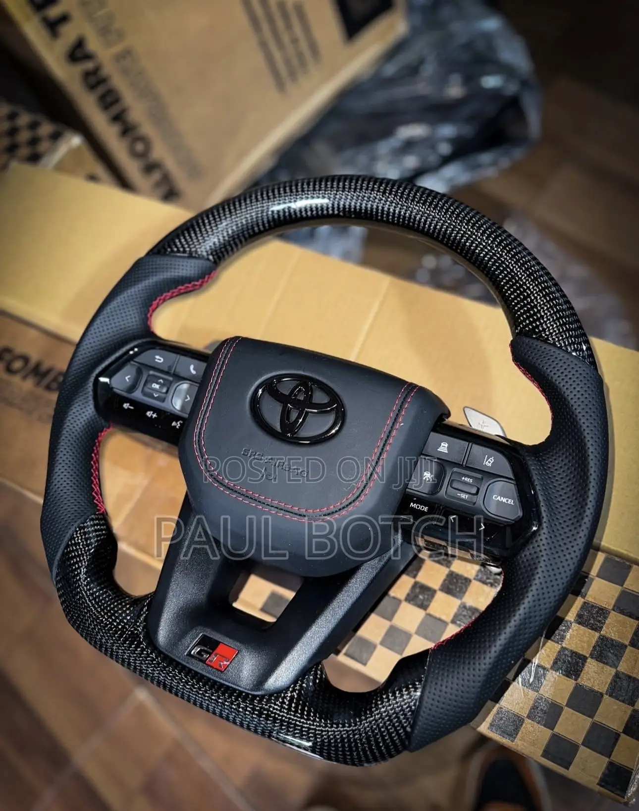 GR Sport Style Carbon Fiber Steering Wheels