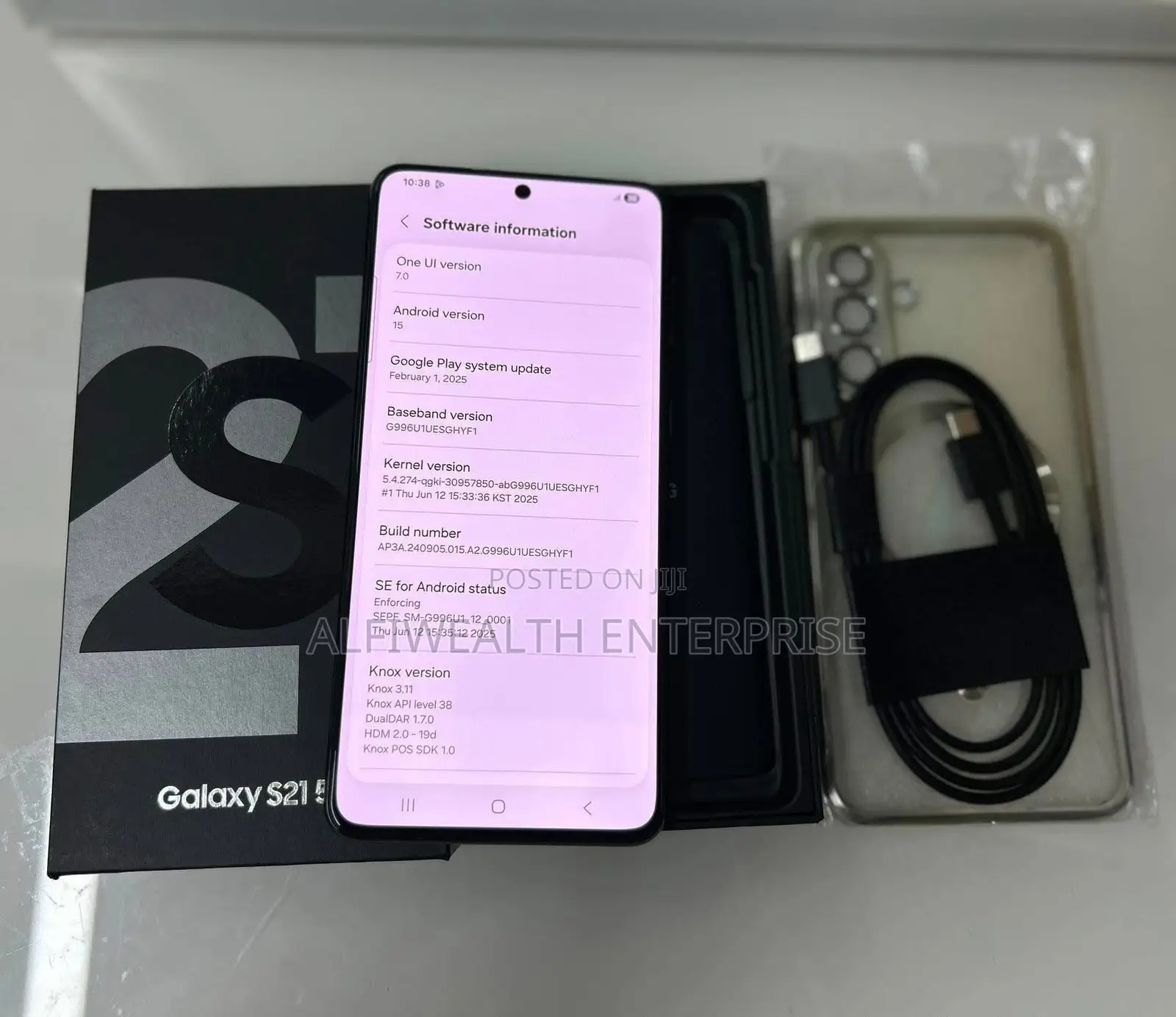 New Samsung Galaxy S21 5G 128 GB Black