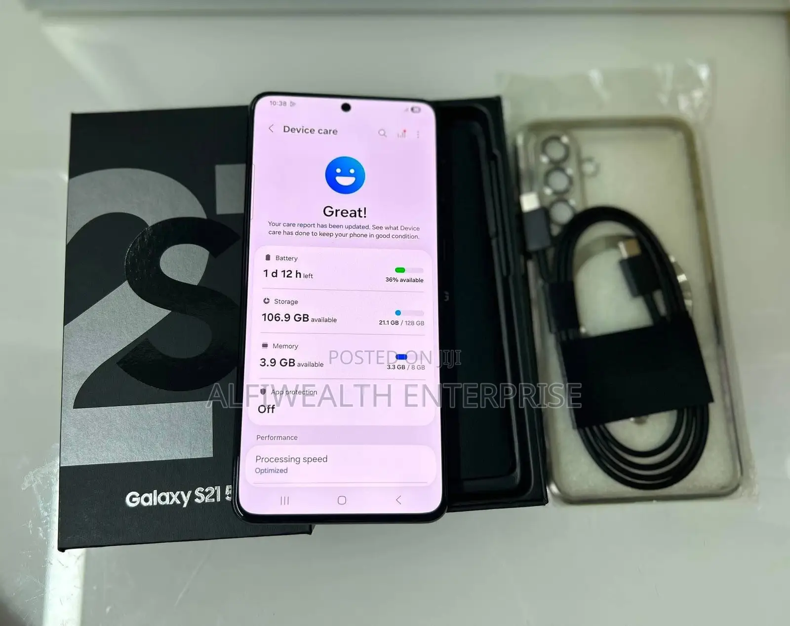 New Samsung Galaxy S21 5G 128 GB Black