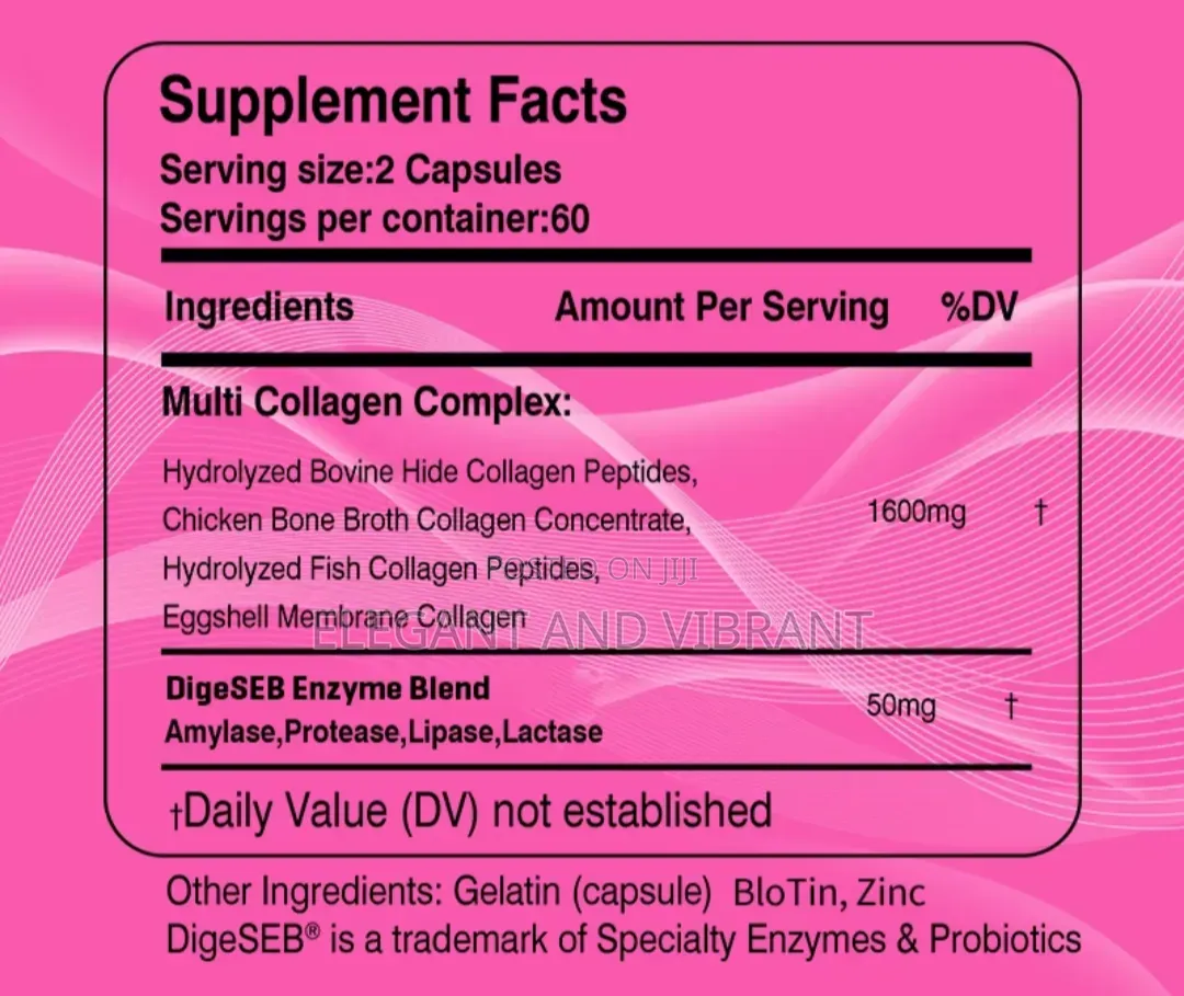 Collagen Complex Capsules With Type I,II,III,V,X Multi Collagen