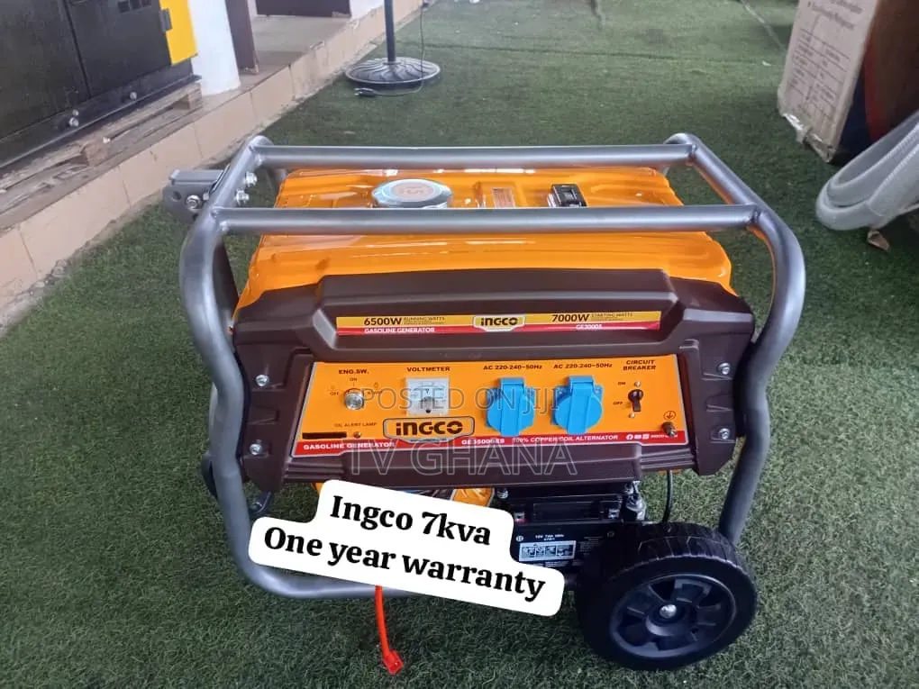 Powerful INGCO 7KVA Generator – 7000W Petrol Genset7kva