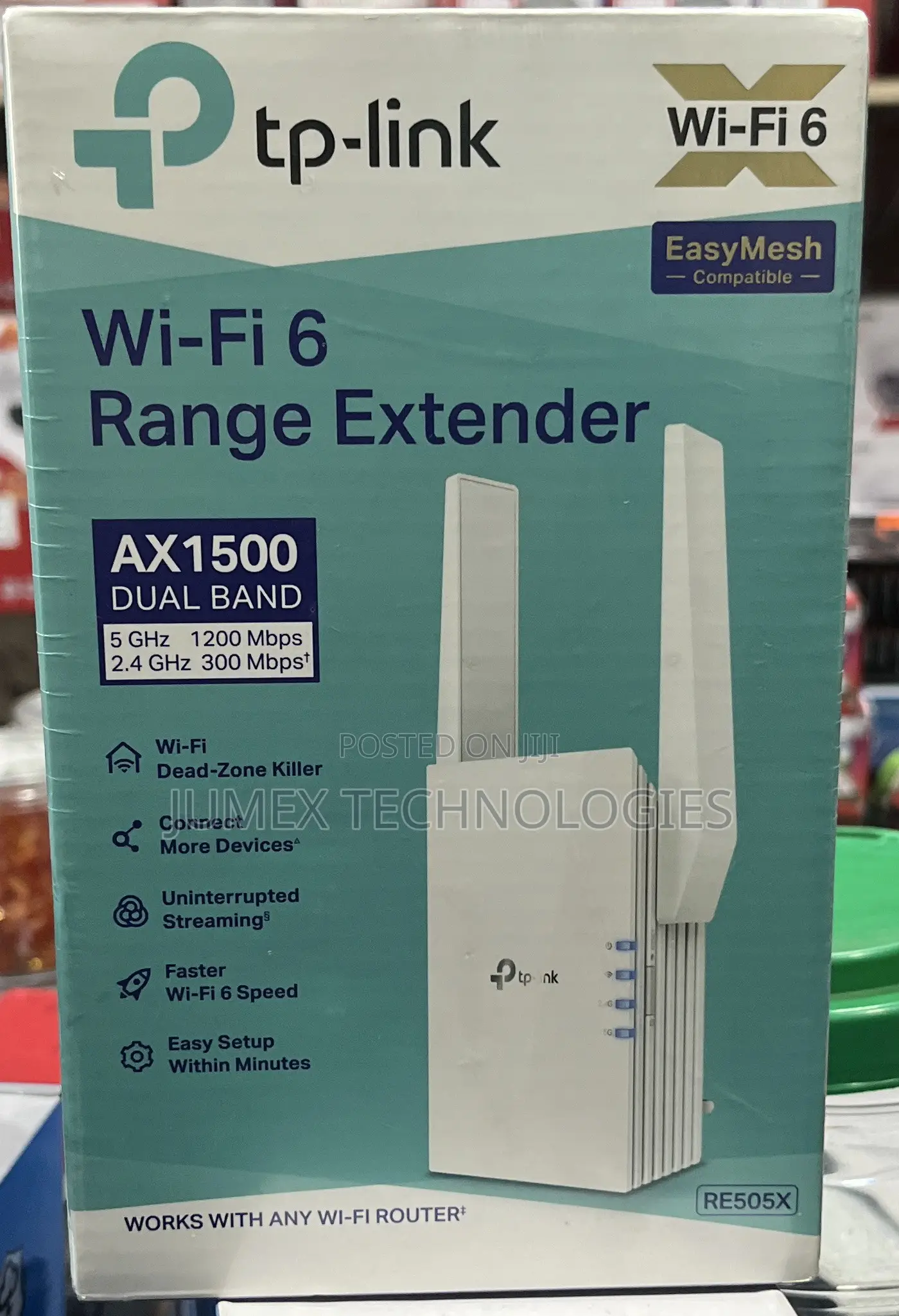 TP-Link Wifi 6 Range Extender Re505x