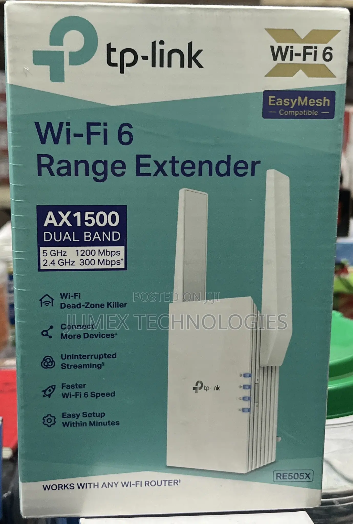 TP-Link Wifi 6 Range Extender Re505x