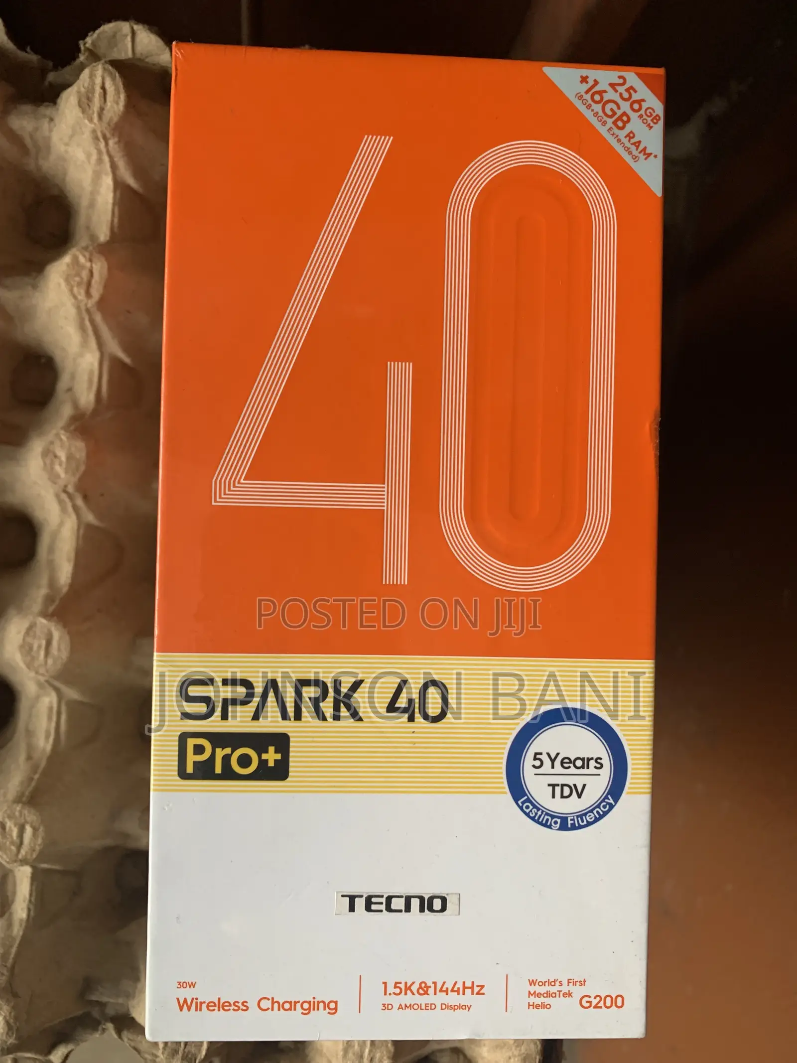 New Tecno Spark 40 Pro+ 256 GB Gray
