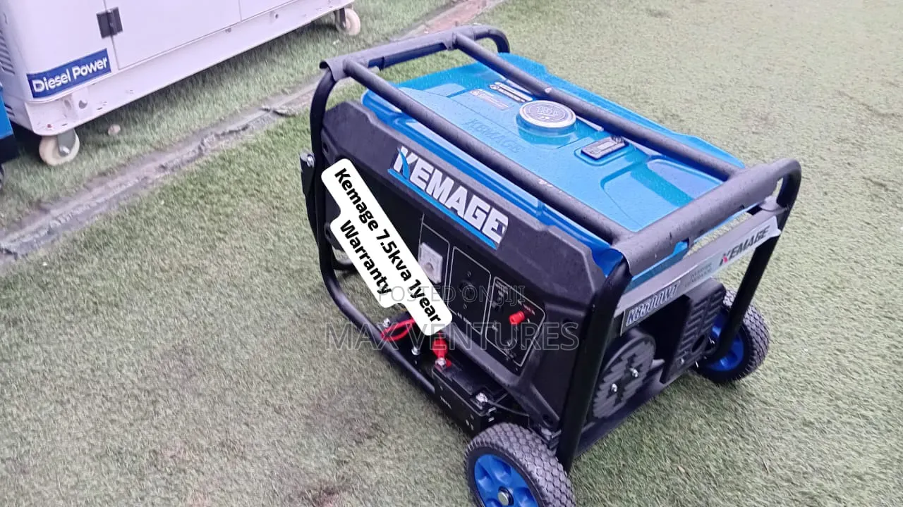 KEMAGE 7.5KVA Generator Quality Power You Can Trust 7.5kva