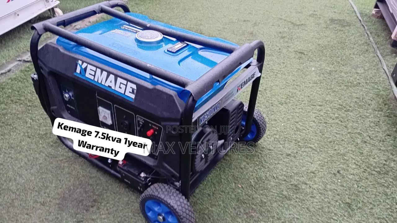 KEMAGE 7.5KVA Generator Powerful Performance Toda 7.5kva