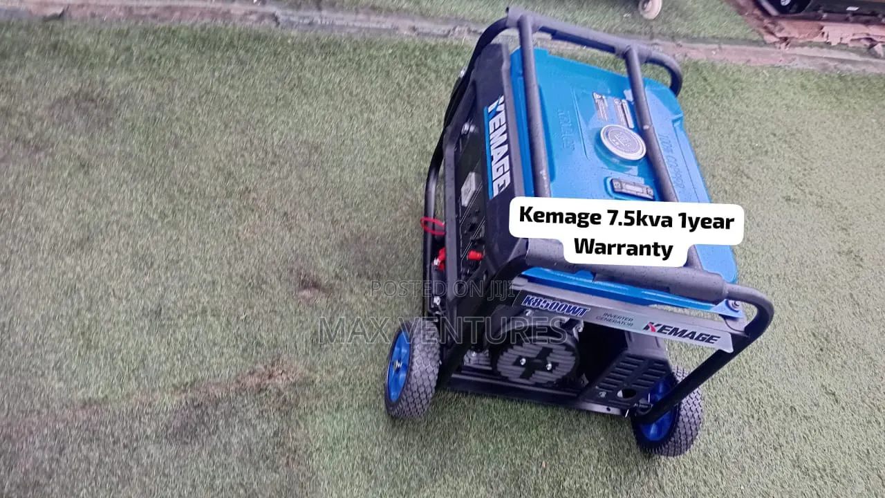 KEMAGE 7.5KVA Generator Strong Engine Great Output 7.5kva