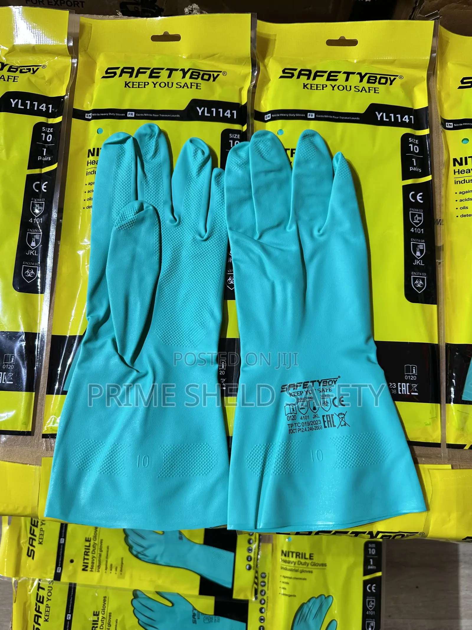 SafetyBoy Nitrile Heavy Duty Gloves – Chemical & Industrial Gloves