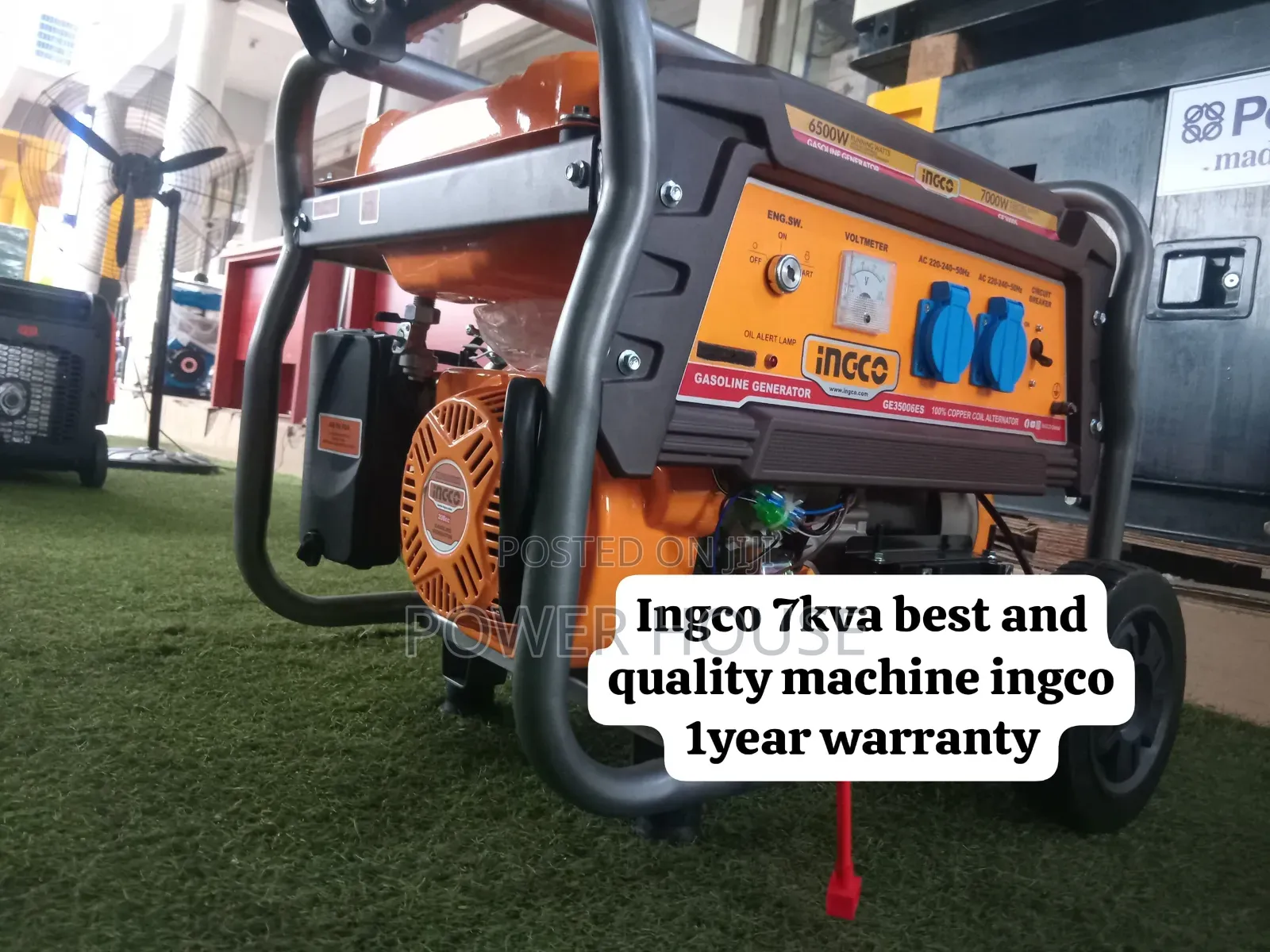 INGCO 7000W 7KVA Petrol Generator Quality Power Supply, Durable Design