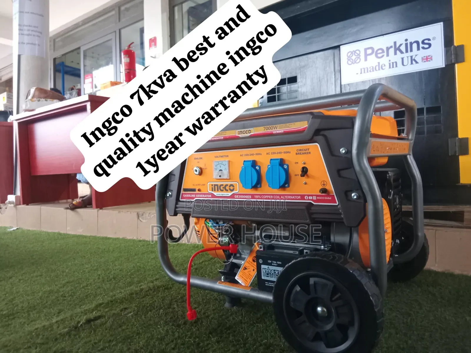 Heavy-Duty INGCO 7000W 7KVA Petrol Generator – Strong Backup Power