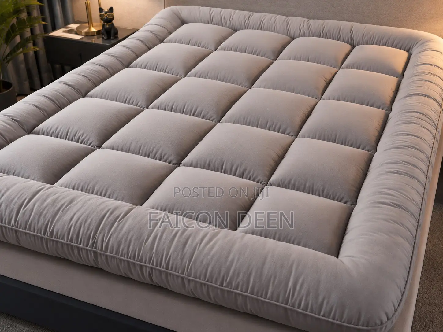 Premium Hotel Bed Comfort ; Thick Soft Comfy Mattress Topper