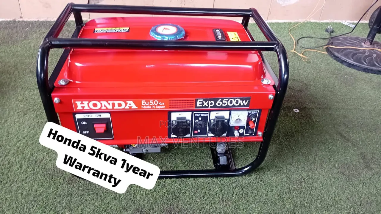 Honda 5kVA 6500W Petrol Generator – Reliable Power 5kva