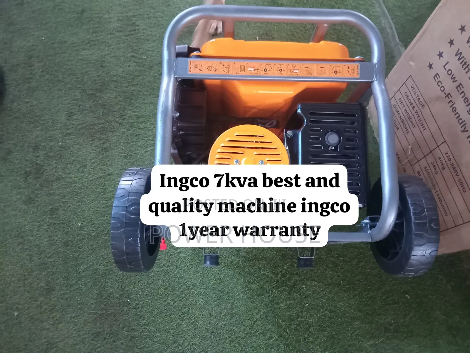 Premium INGCO 7KVA 7000W Petrol Generator – Quality Backup Power