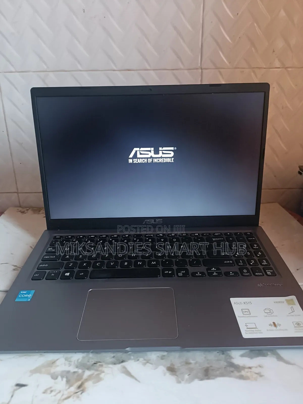 Laptop Asus 8GB Intel Core i3 SSD 256GB