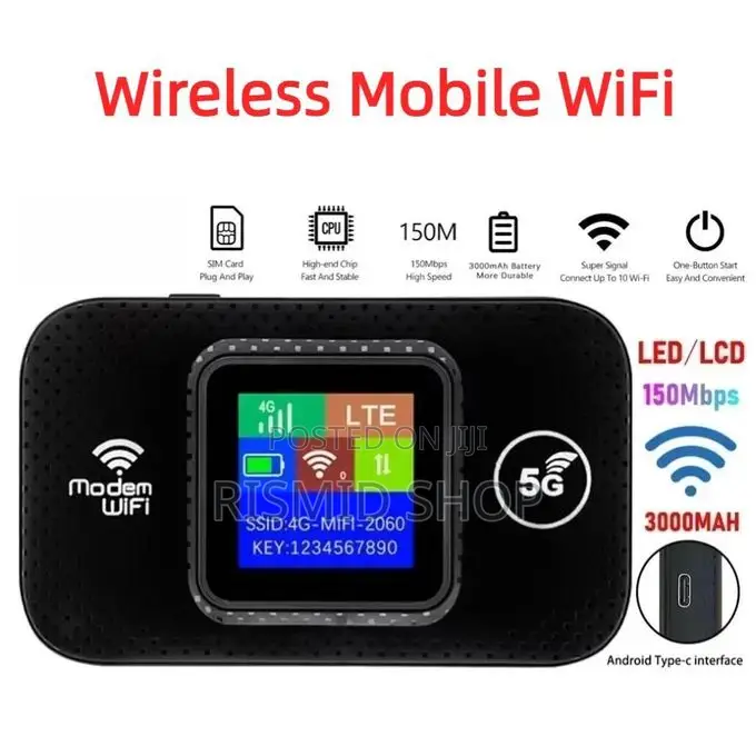 5g Wireless 5g Lte Mobile Wifi 3000h