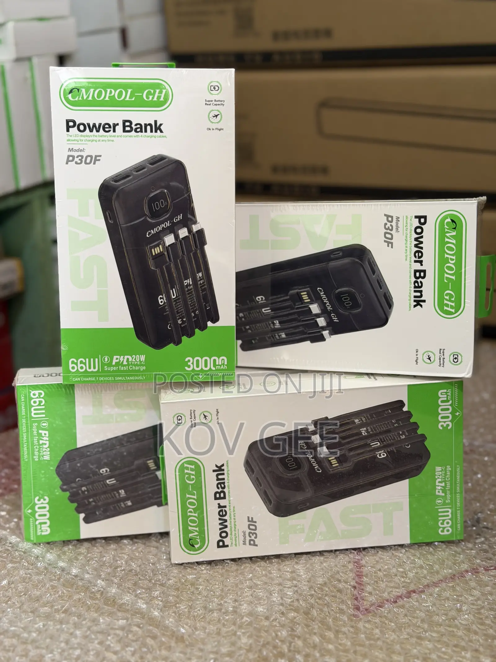 30,000mAh Portable Power Bank