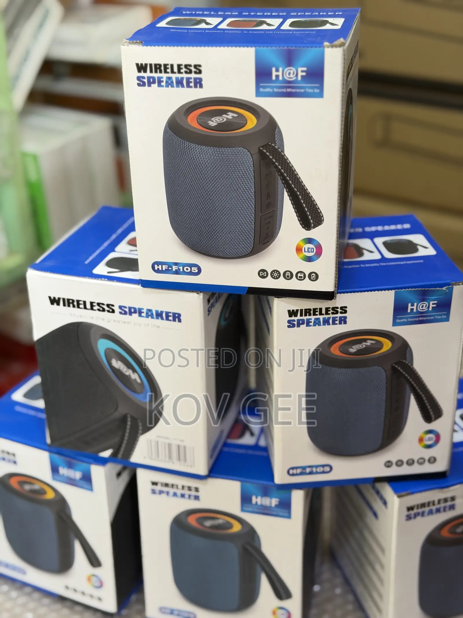 H@F Portable Bass Wireless Bluetooth Speaker