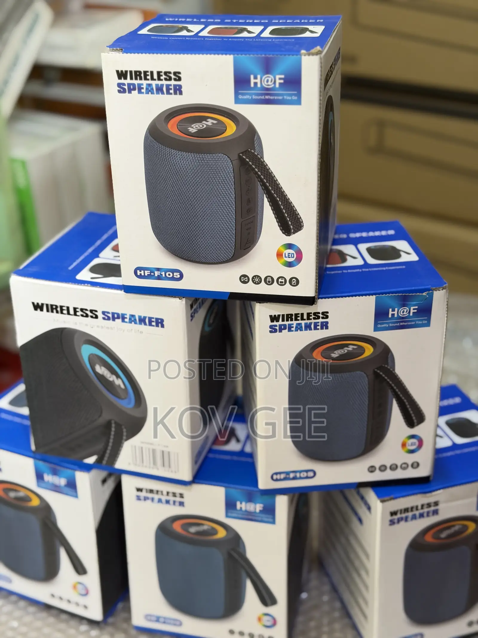 H@F Portable Bass Wireless Bluetooth Speaker
