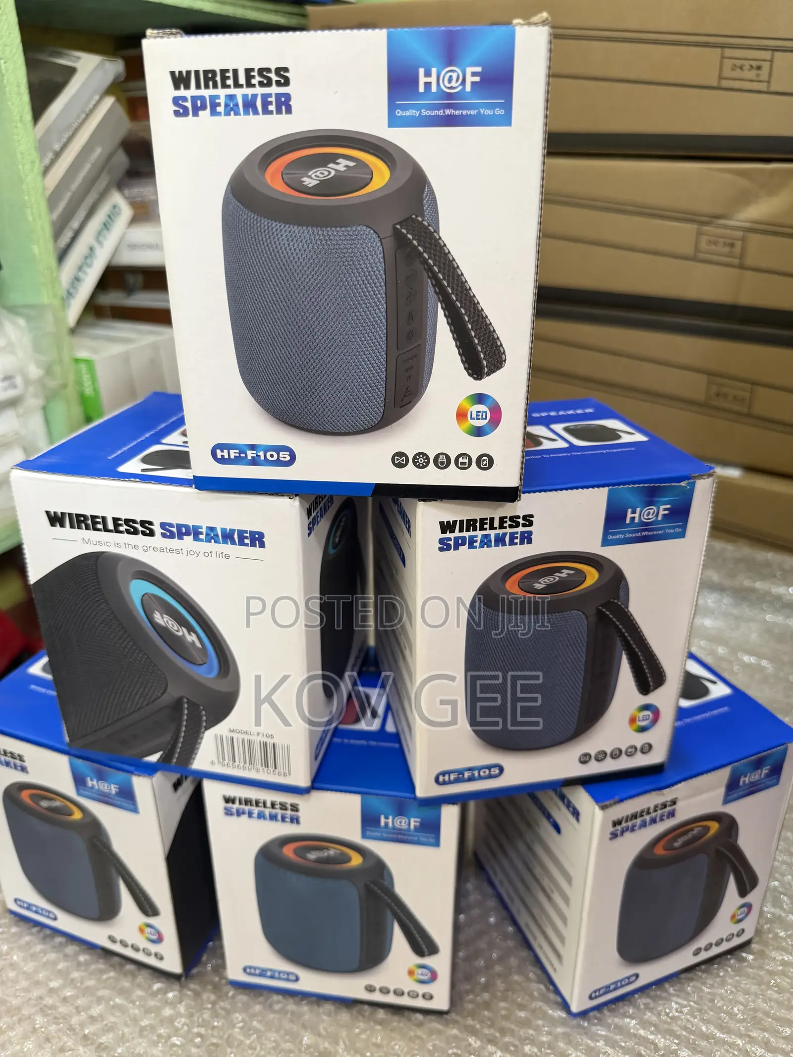 H@F Portable Bass Wireless Bluetooth Speaker