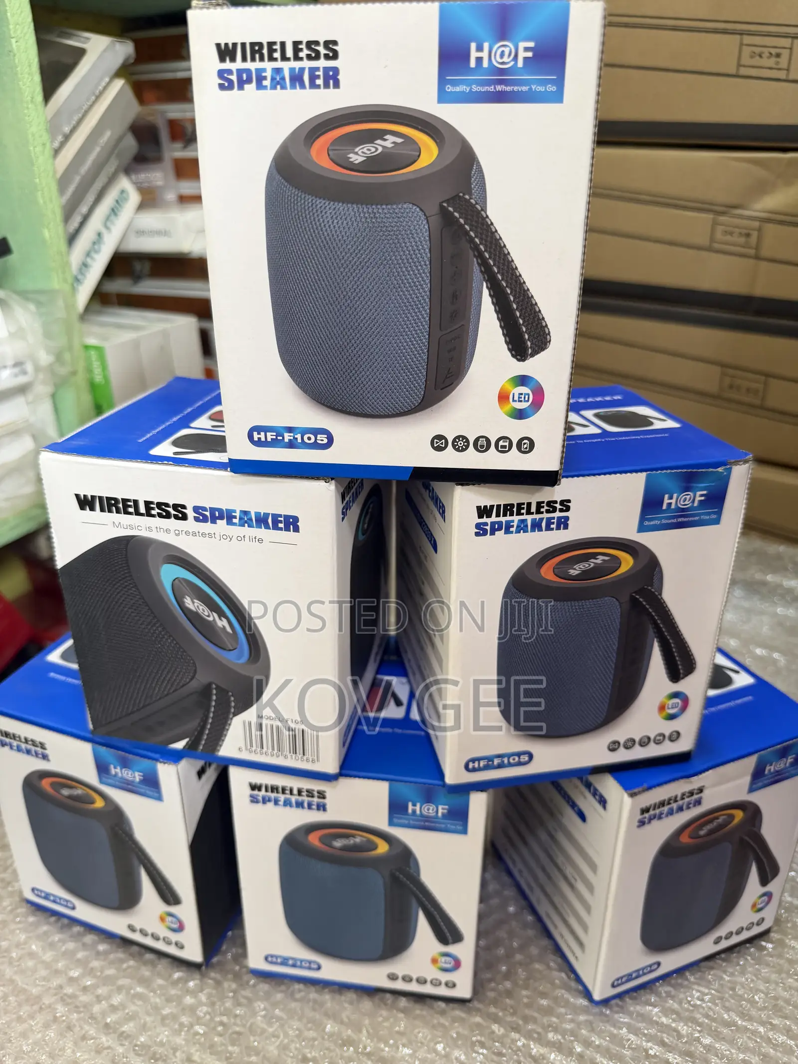 H@F Portable Bass Wireless Bluetooth Speaker
