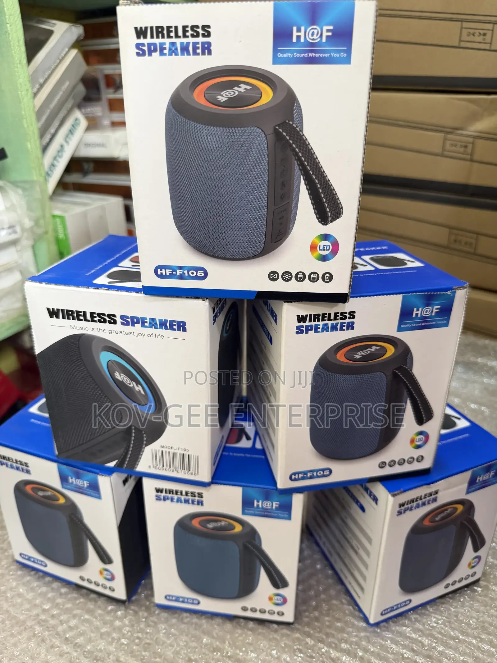 H@F Portable Bass Wireless Bluetooth Speaker