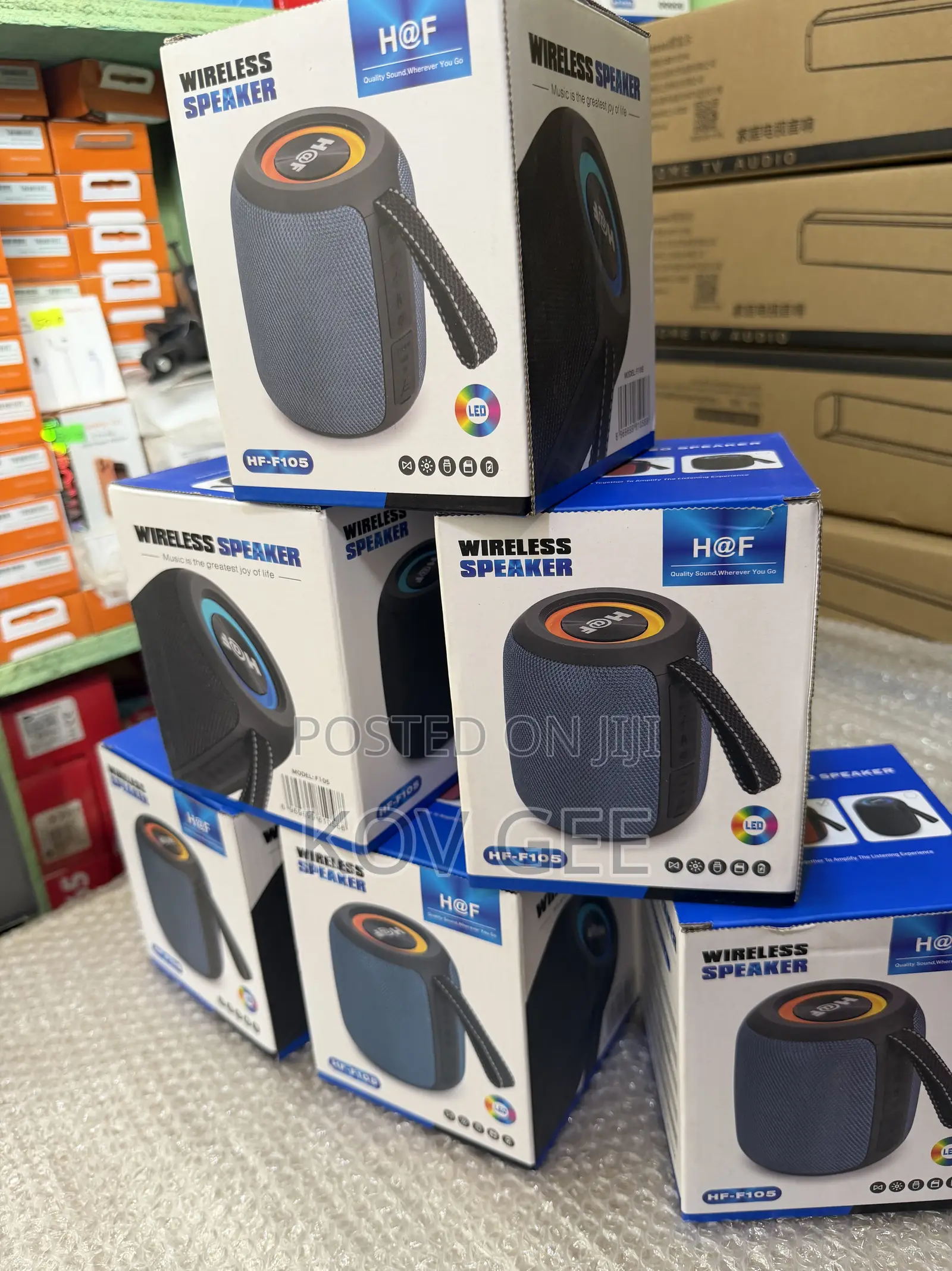 H@F Portable Bass Wireless Bluetooth Speaker