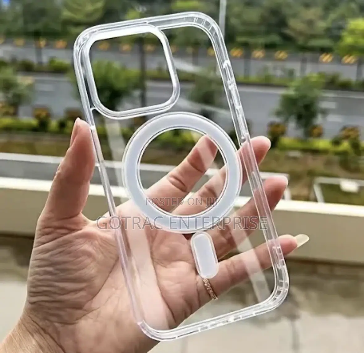 iPhone 14 Pro Transparent MagSafe Shockproof Case