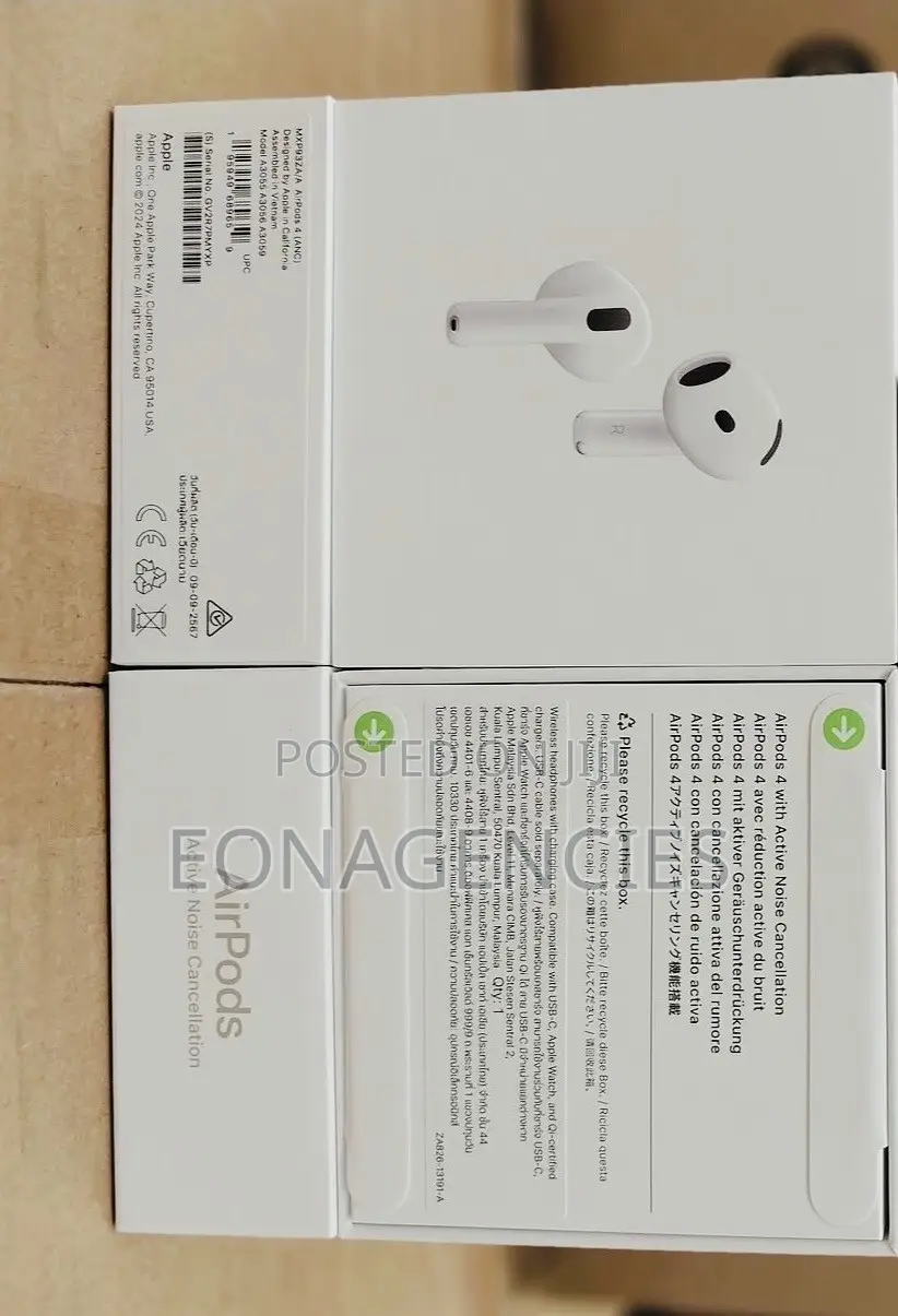 Apple AirPods 4 With Active Noise Cancellation (ANC) - Brand New