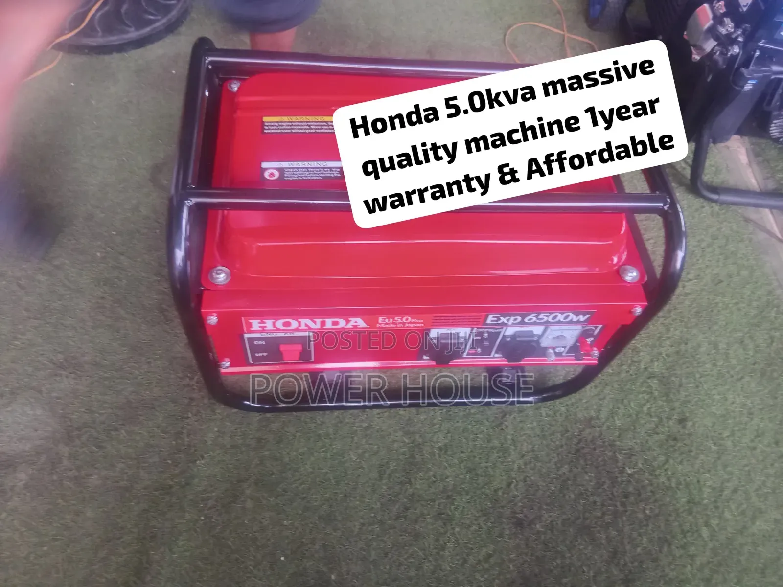 Original Honda 5KVA 6500W Generator Strong Power Output, Durable Build