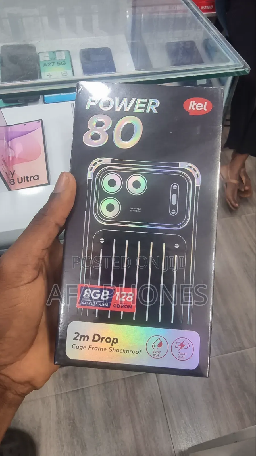 New Itel Power 80 128 GB Black
