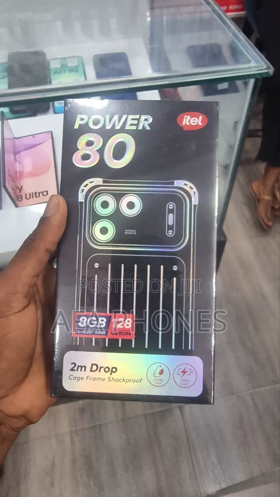 New Itel Power 80 128 GB Black