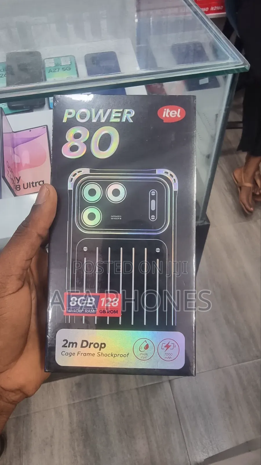 New Itel Power 80 128 GB Black