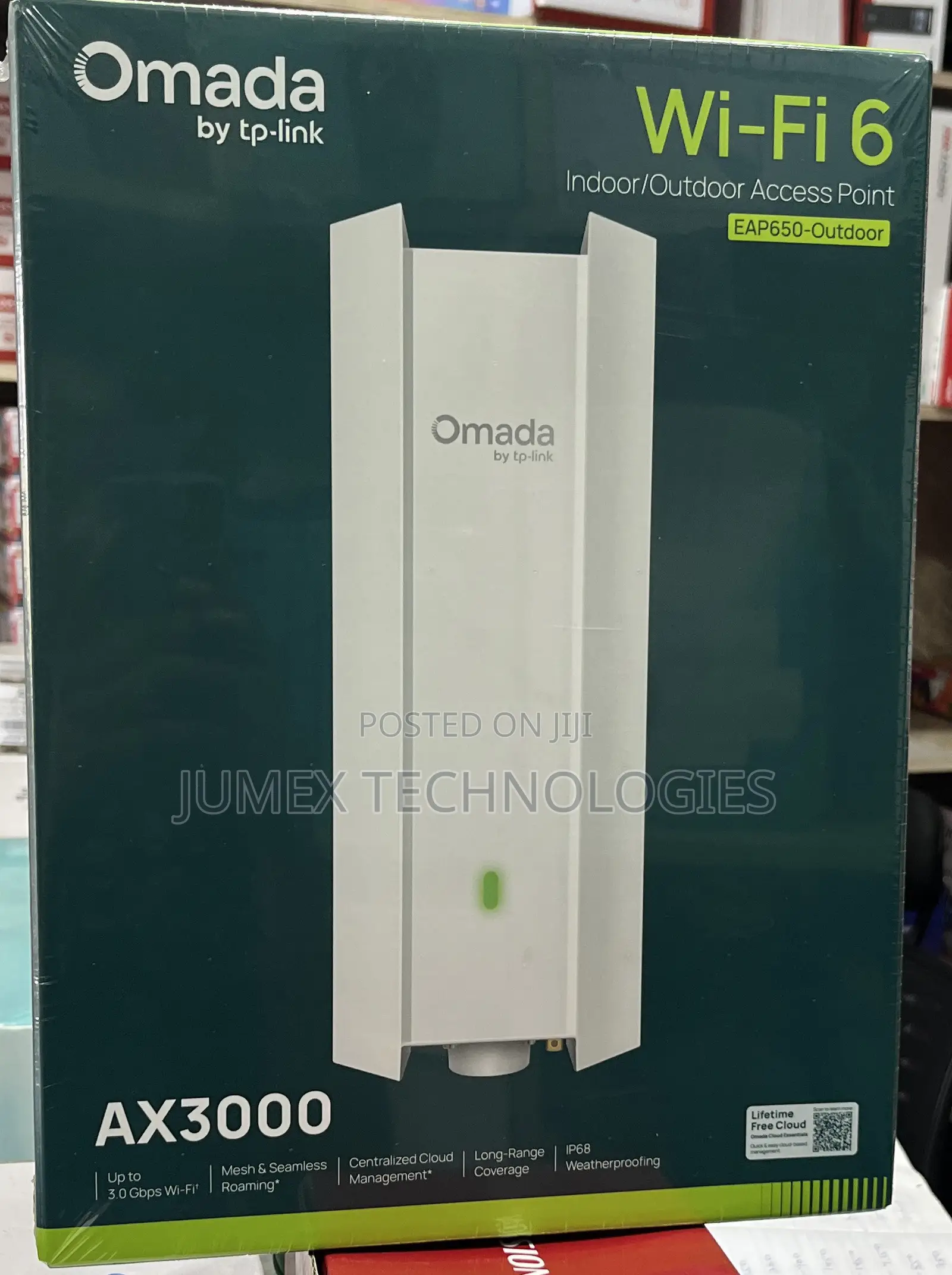 Omada TP-Link Wifi 6 Indoor/Outdoor Access Point Eap650-Outdoor