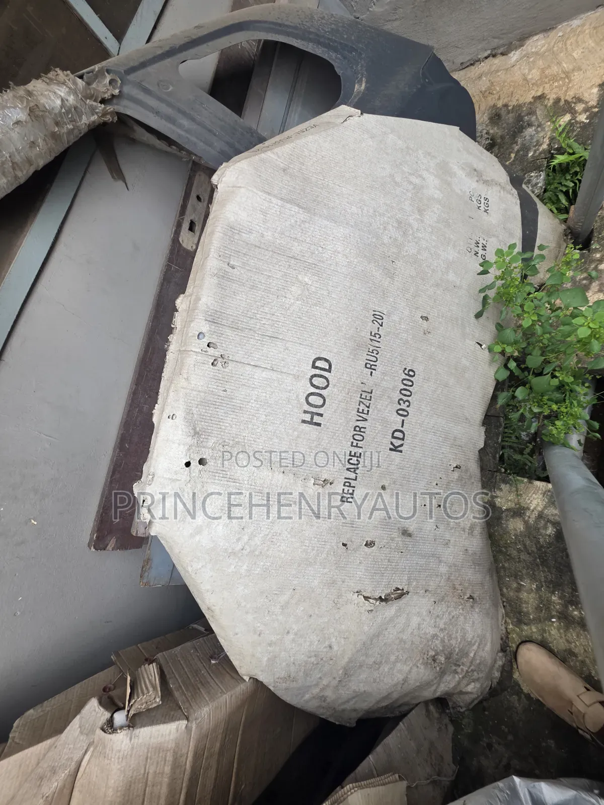 Honda Hr-v 2016-2022 Hood or Bonnet