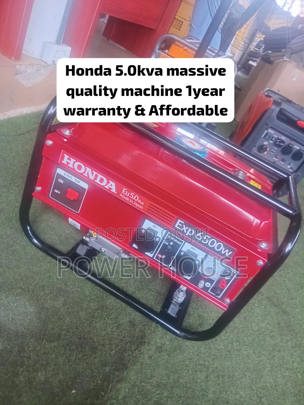 Honda 5.0KVA 6500W Petrol Genset Reliable Generator With Quality Build