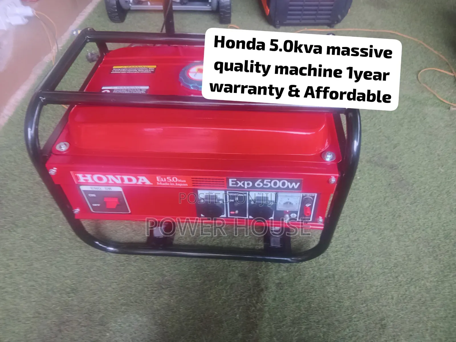 Affordable Honda 5KVA 6500W Generator – Durable Heavy Duty Genset