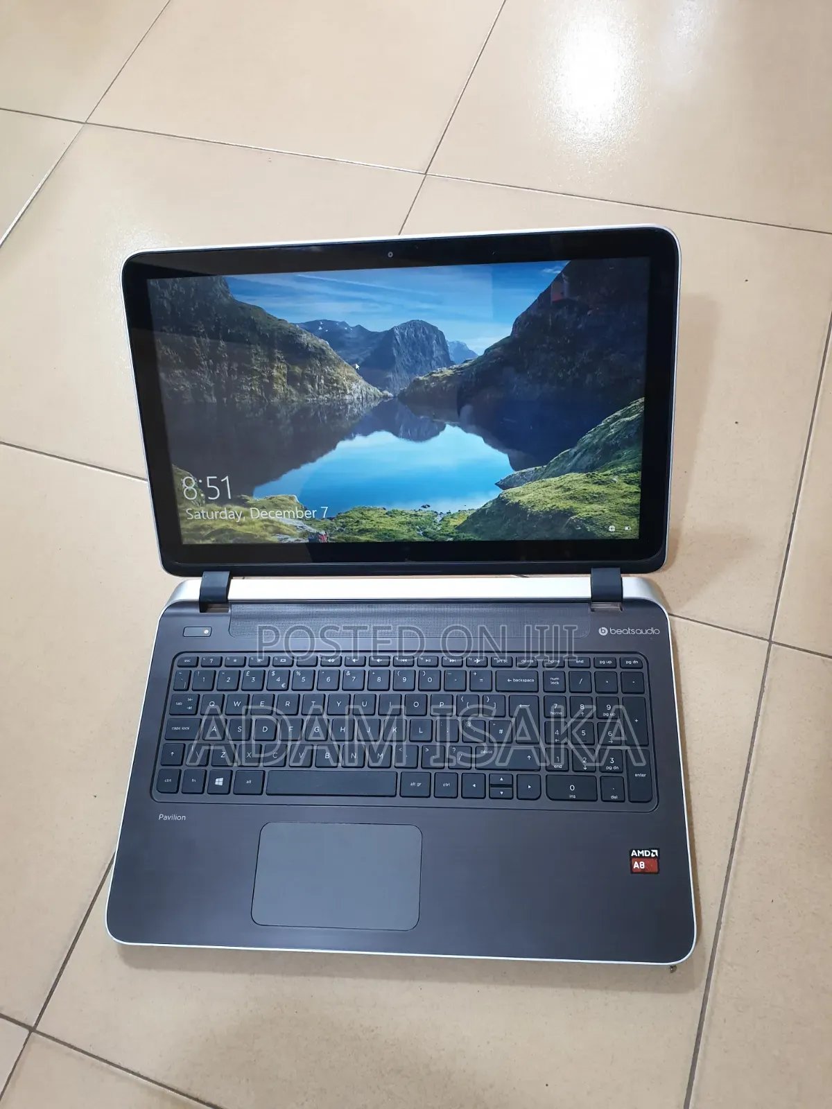 Laptop HP Pavilion 15 8GB AMD A8 HDD 500GB