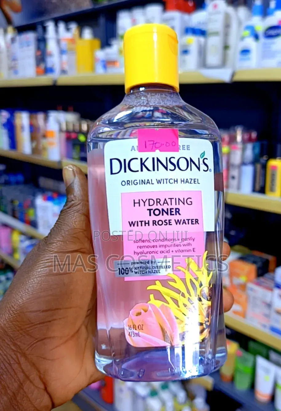Dickinson's Hydrating Witch Hazel Toner With Rosewater,
