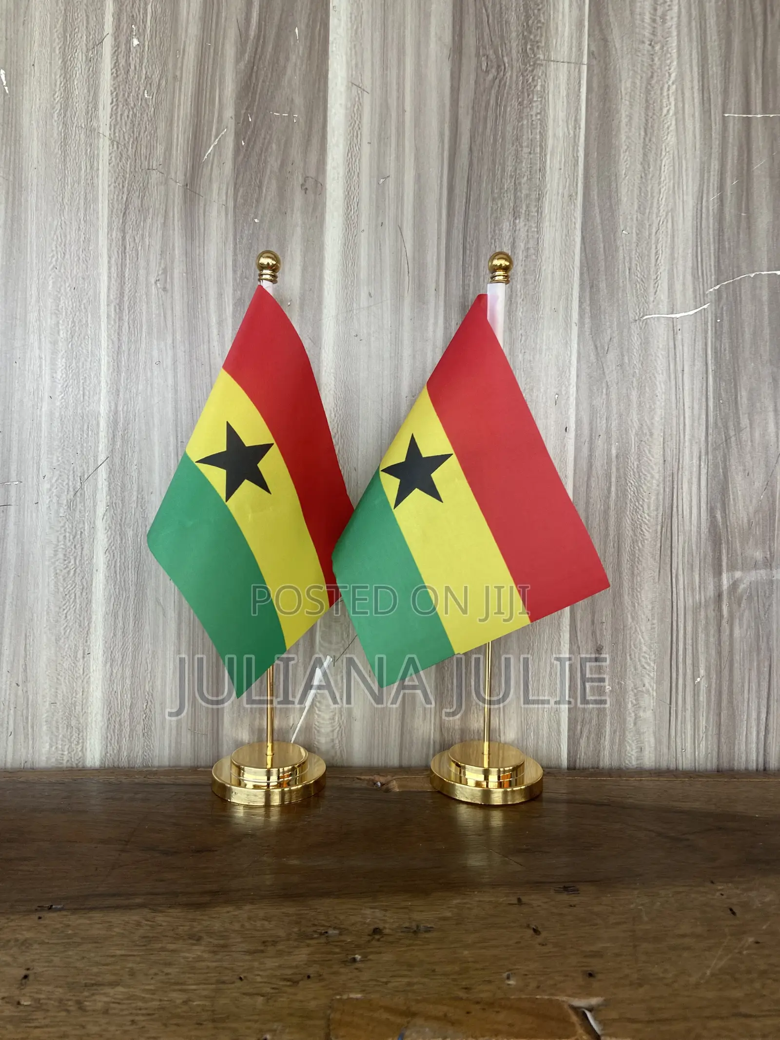 Original Table Top Flag Stand Metal Available
