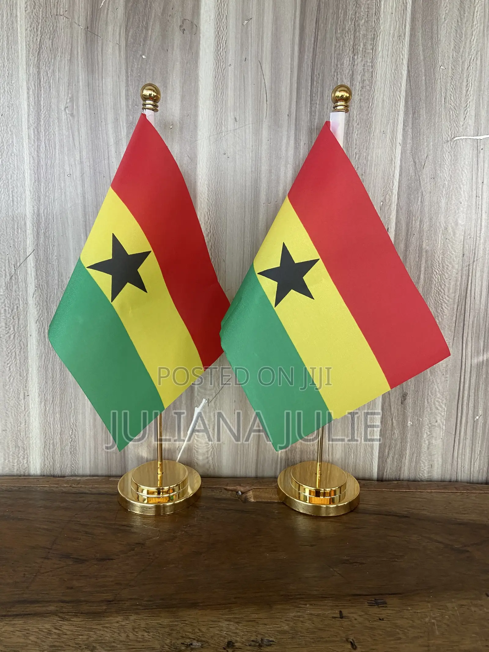 Original Table Top Flag Stand Metal Available