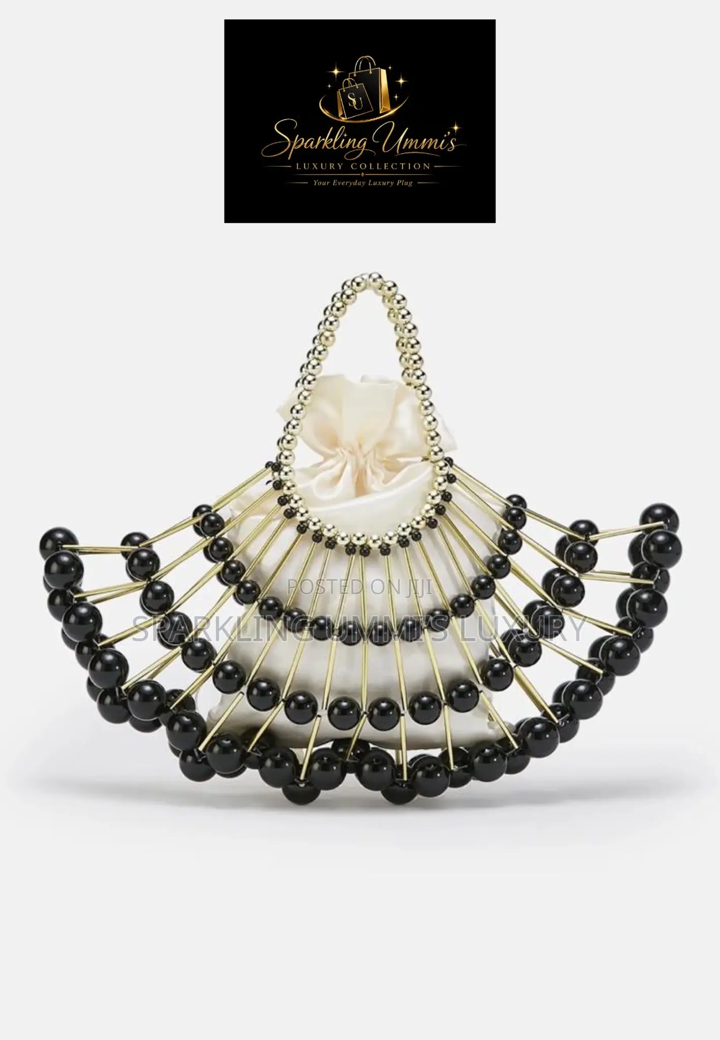 Luxurious Pearl Clutch Bag