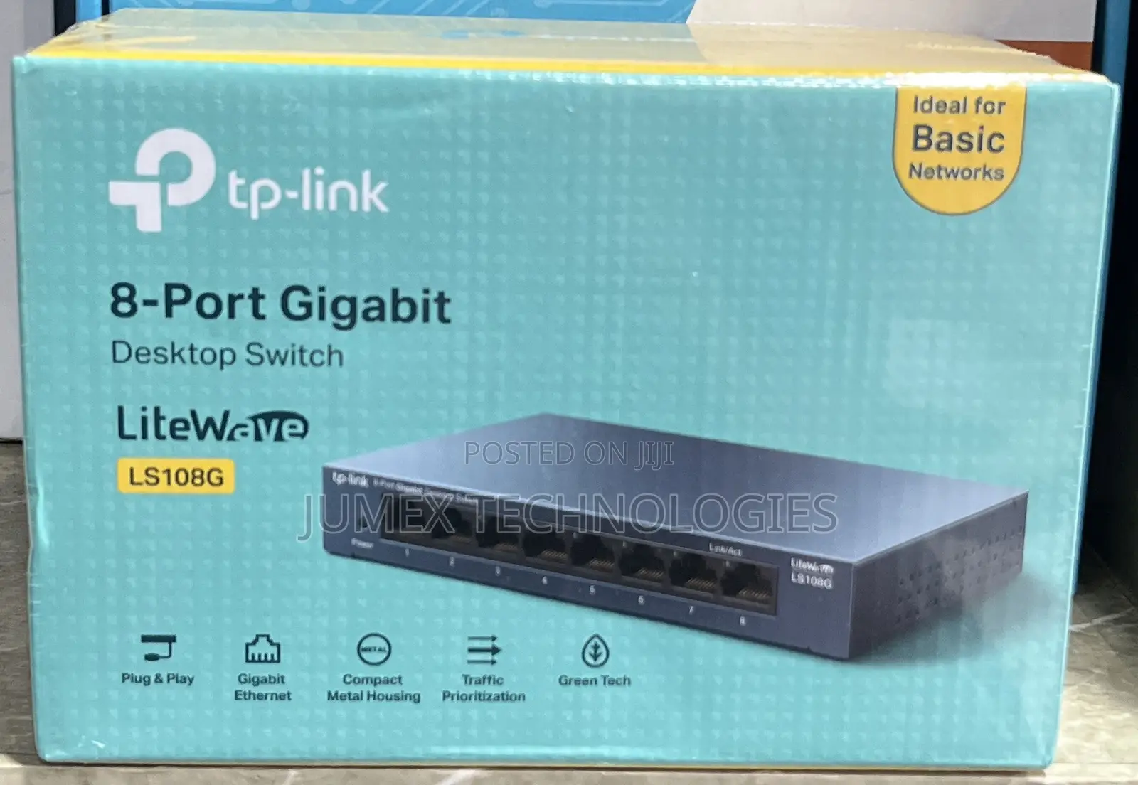 TP-Link 8-Port Gigabit Desktop Switch Ls108g