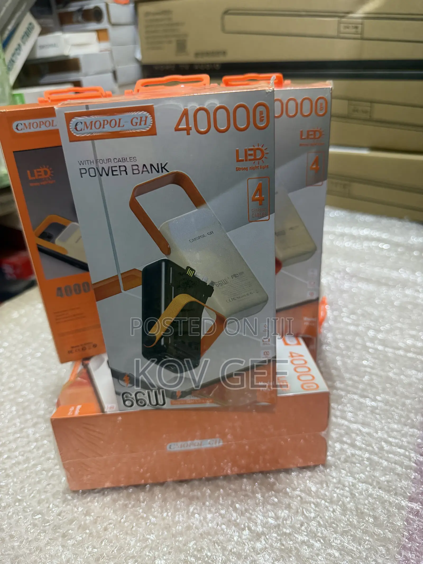 Fast Charging 40,000mAh Power Bank - Black