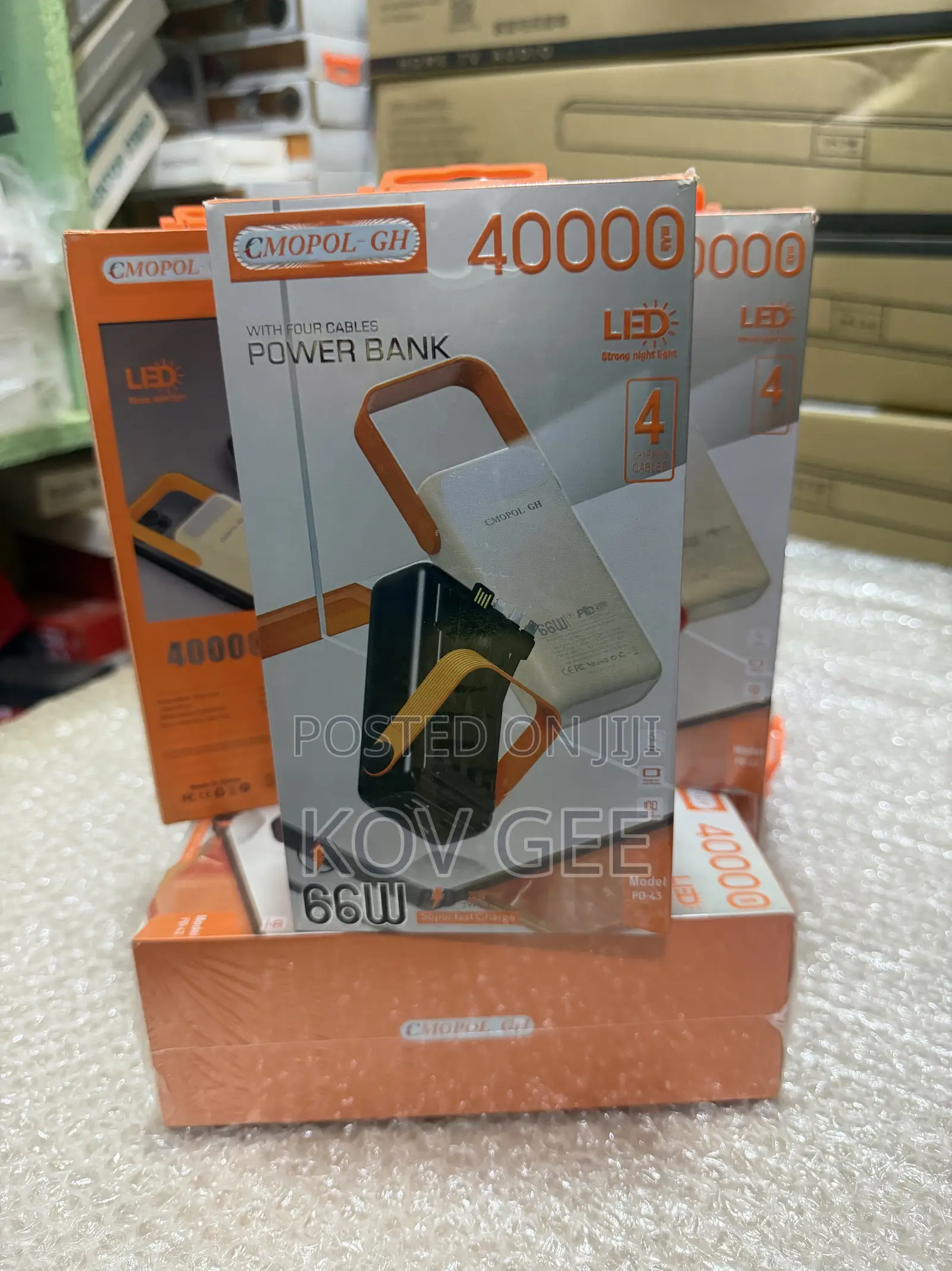 Fast Charging 40,000mAh Power Bank - Black