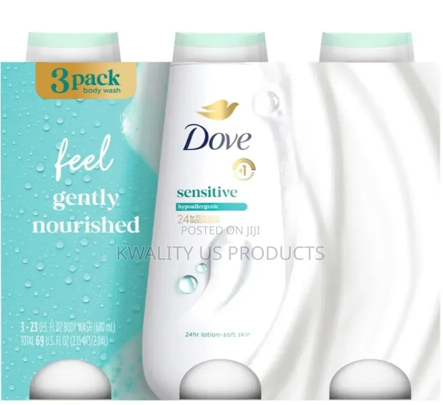 Dove Moisturizing Body Wash - 3 Pack