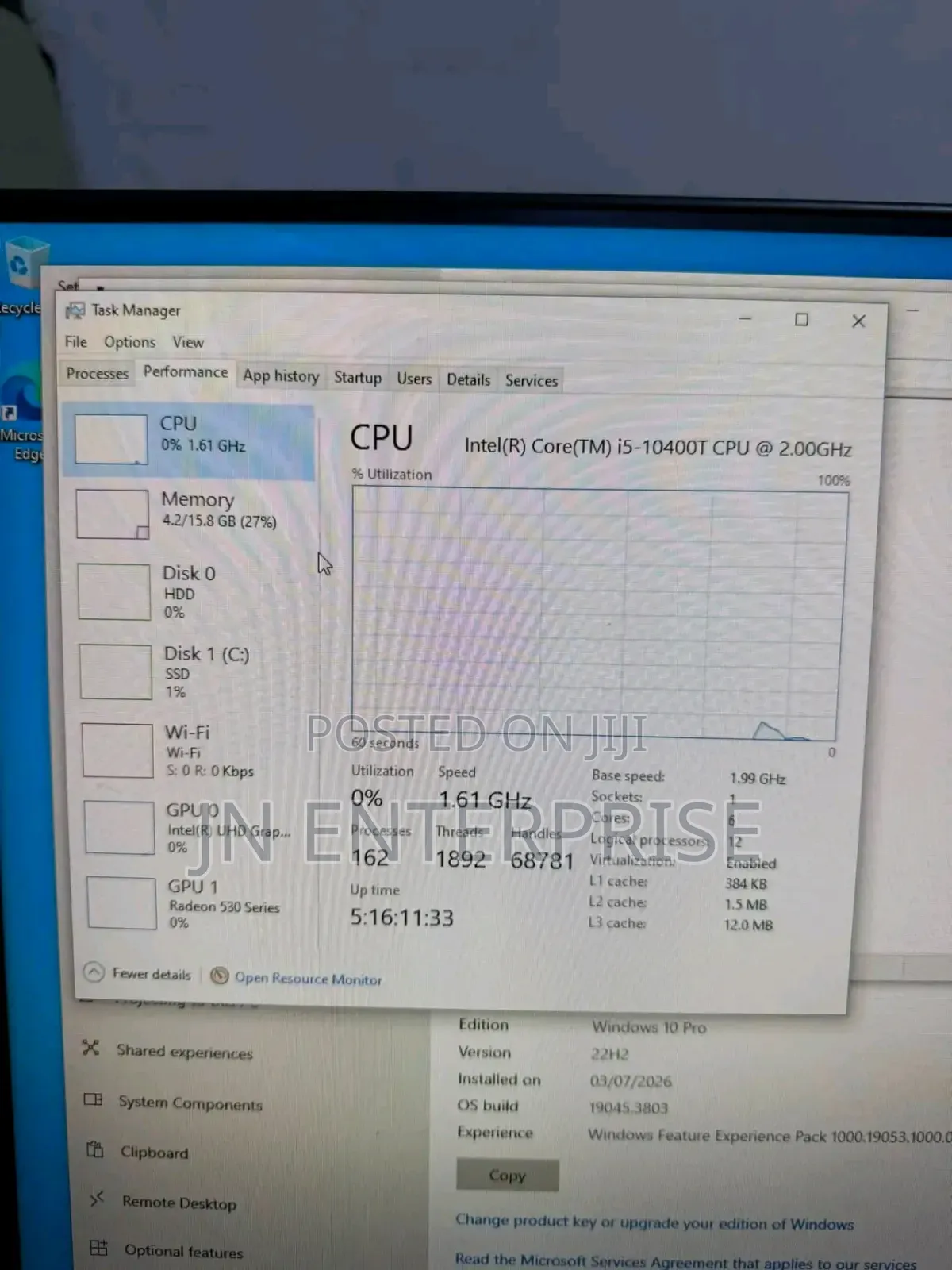 New Lenovo ideacentre AIO 520S 16GB Intel Core i5 SSD 512GB