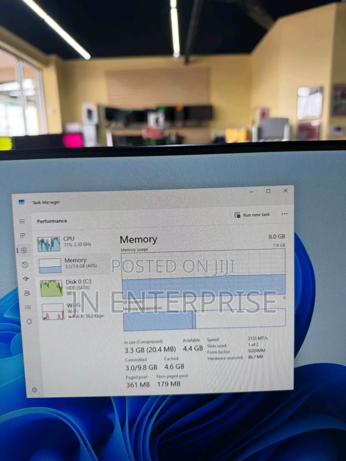 Desktop Computer HP 200 G4 22 All-in-One 8GB Intel Pentium SSD 1T